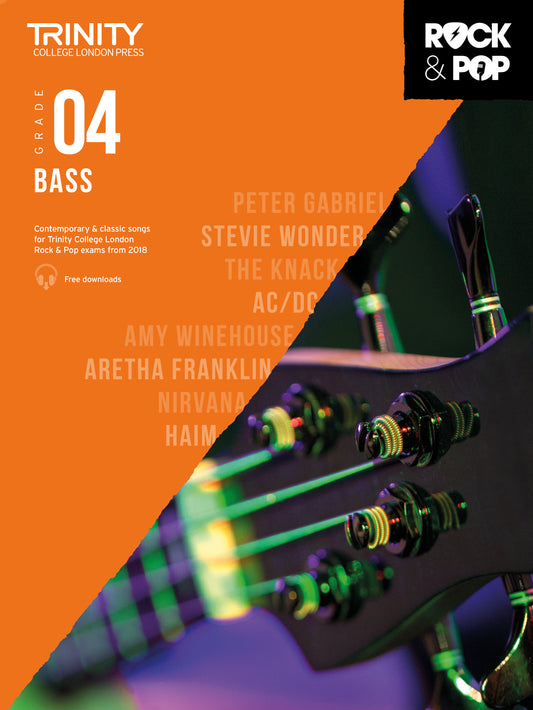 Trinity Rock and Pop Bass Grade 4 2018