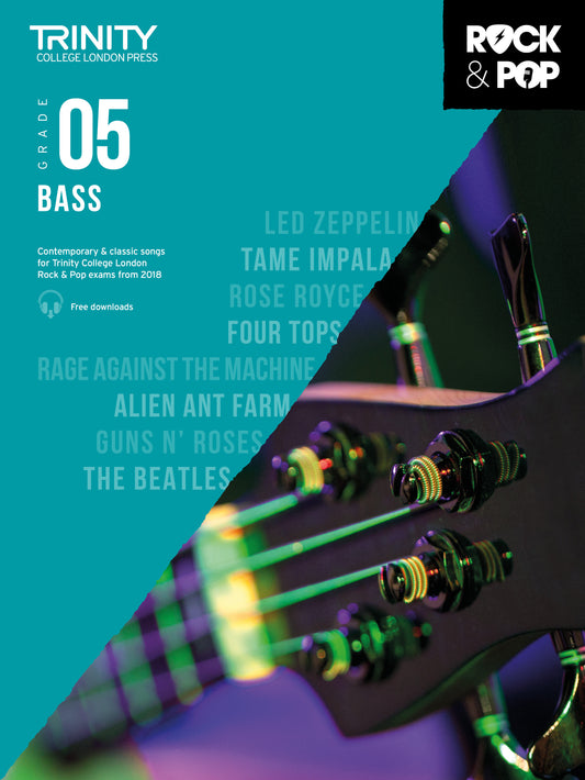 Trinity Rock and Pop Bass Grade 5 2018
