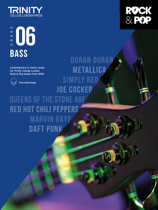 Trinity Rock and Pop Bass Grade 6 2018