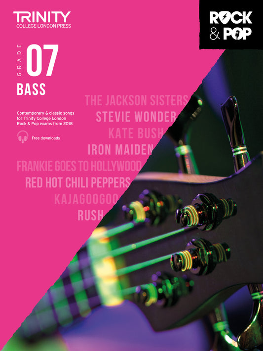 Trinity Rock and Pop Bass Grade 7 2018