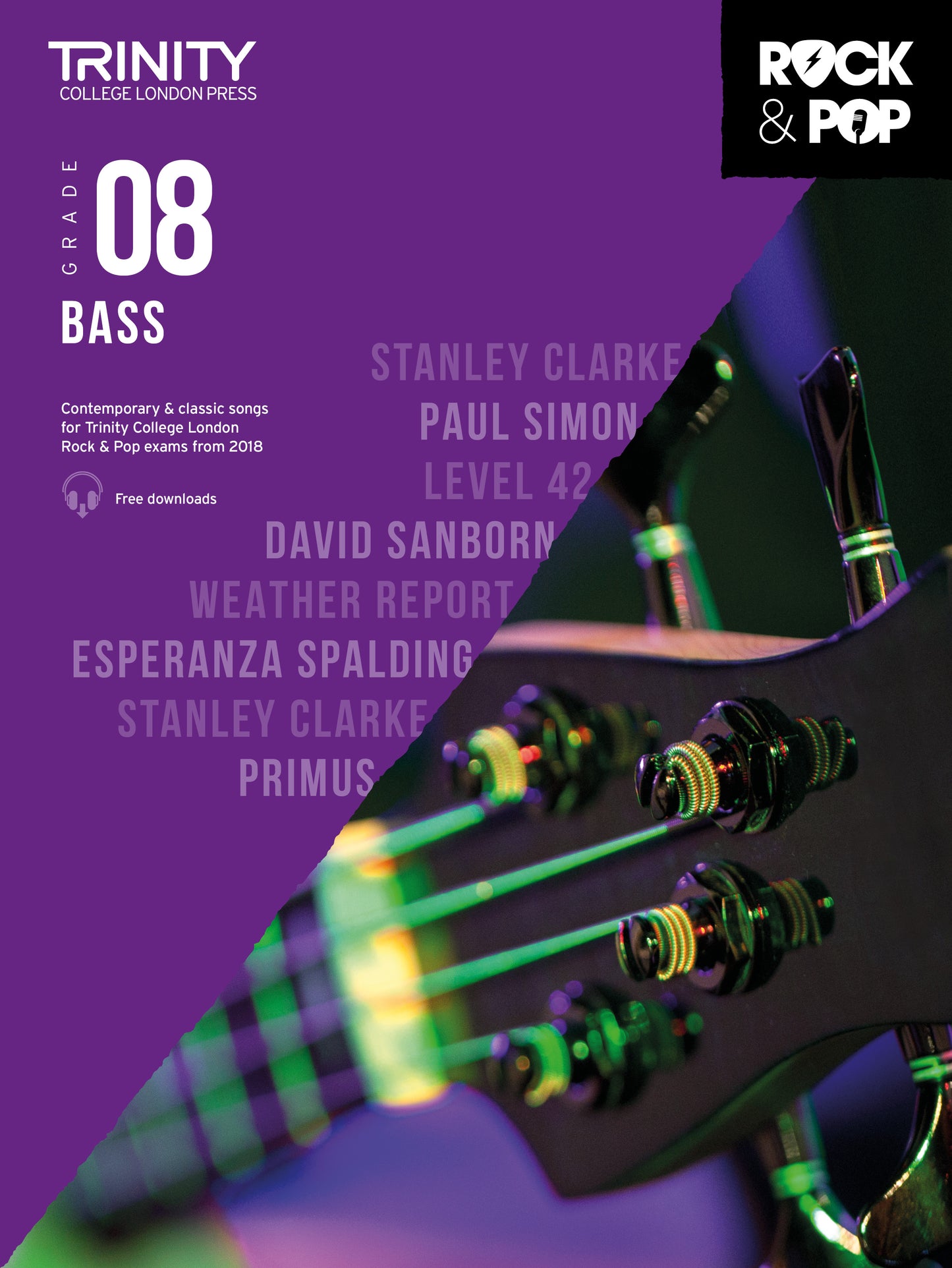 Trinity Rock and Pop Bass Grade 8 2018