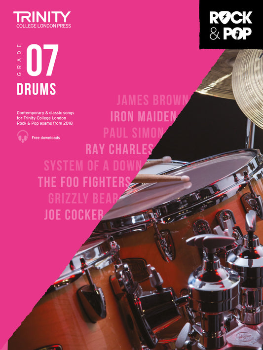 Trinity Rock & Pop Drums - Grade 7