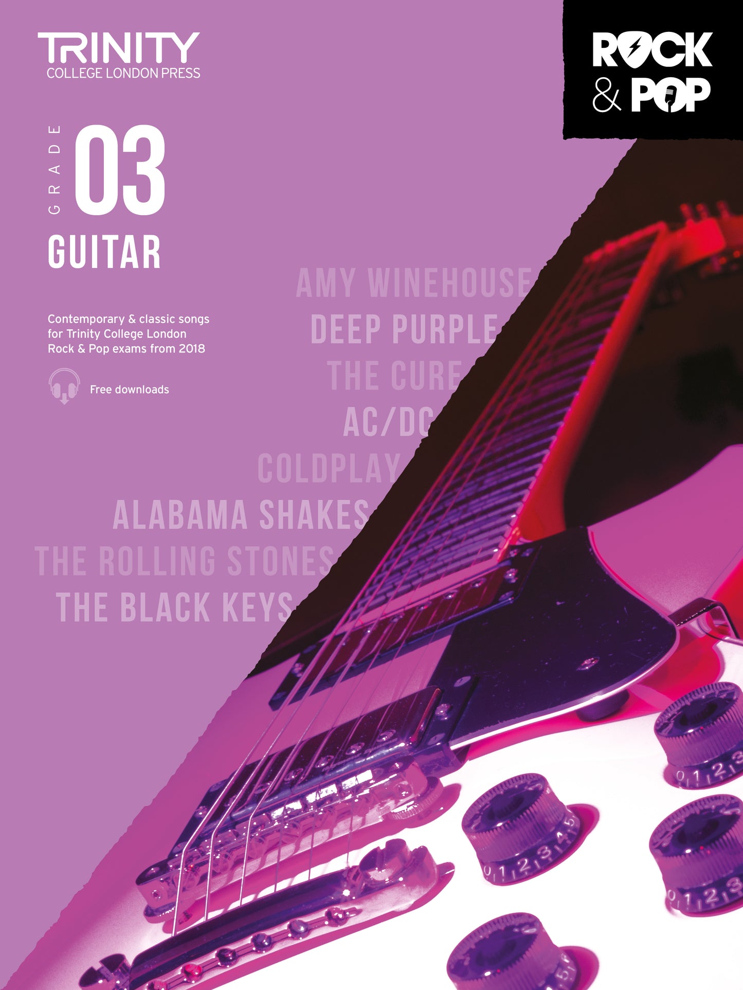 Trinity Rock and Pop Guitar Grade 3 2018