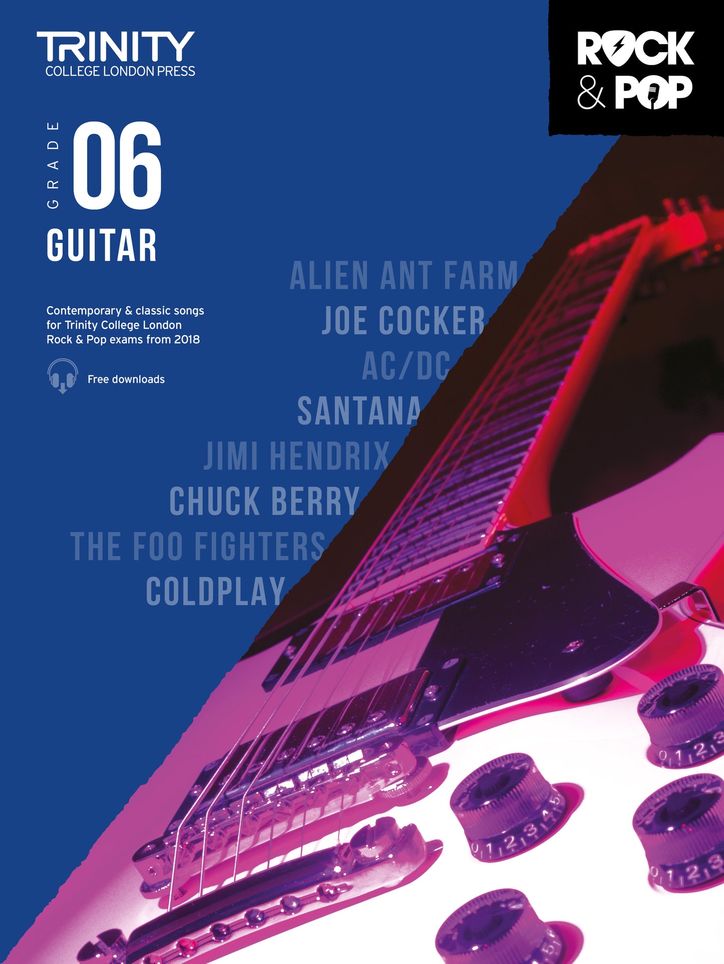 Trinity Rock and Pop Guitar Grade 6 2018