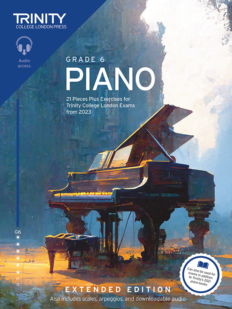 Trinity Piano Grade 6 from 2023 Extended Edition