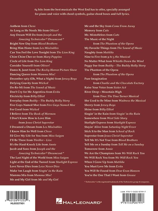 The Big Book of West End Songs - PVG