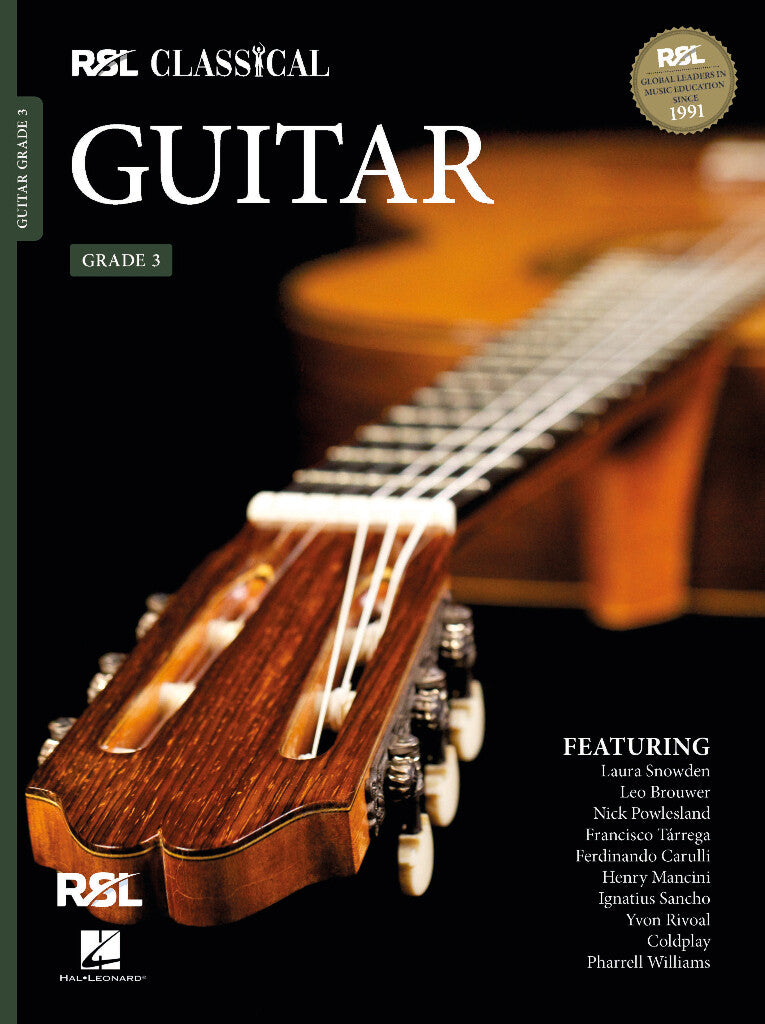 RSL CLASSICAL GUITAR Grade 3 (2022)