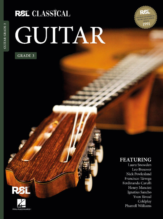 RSL CLASSICAL GUITAR Grade 3 (2022)