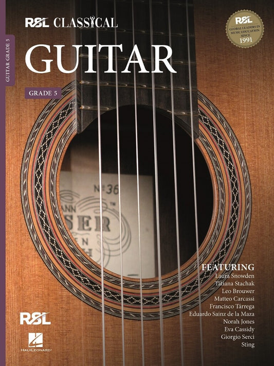 RSL CLASSICAL GUITAR Grade 5 (2022)