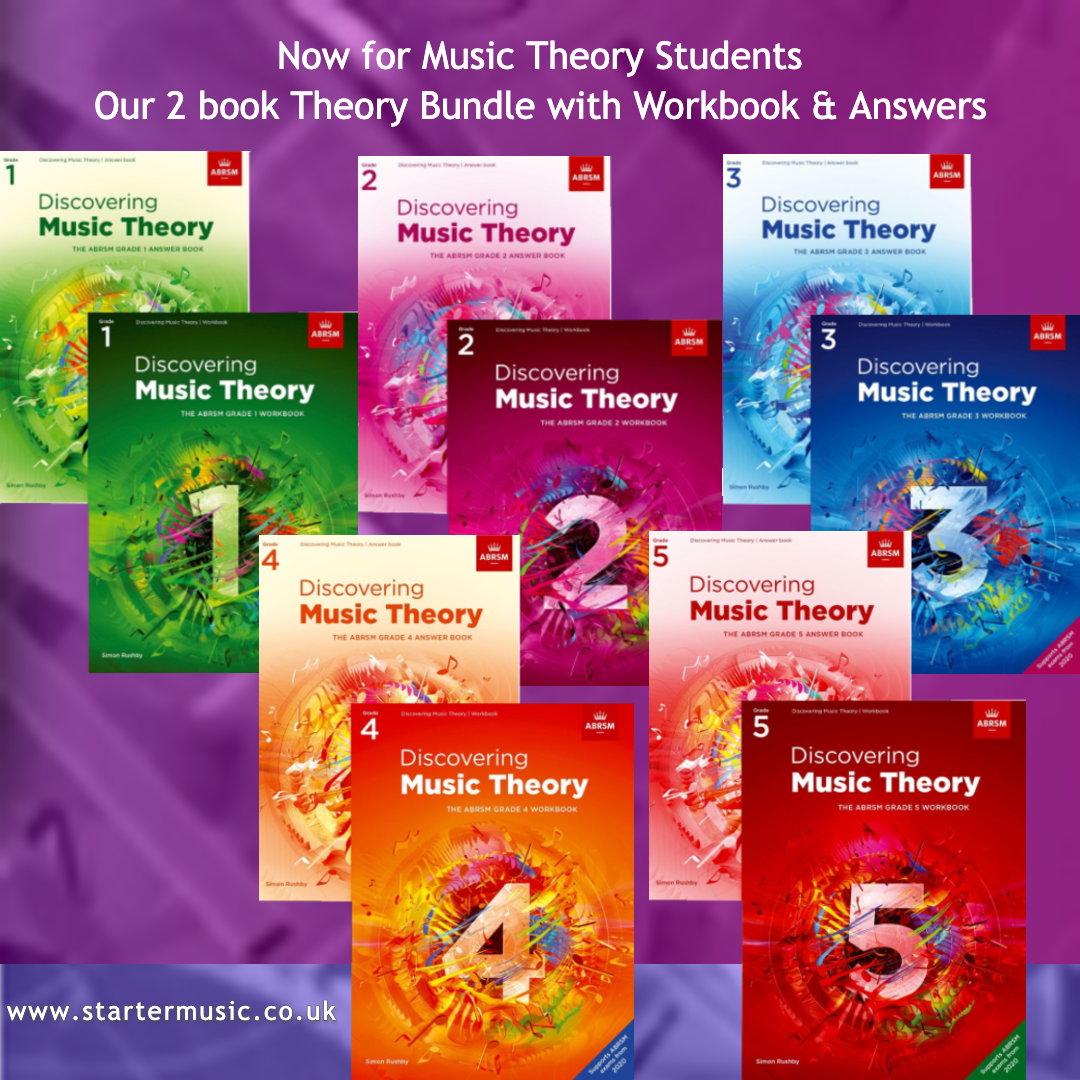 ABRSM Discovering Music Theory Two Book Bundles Grades 1 to 5