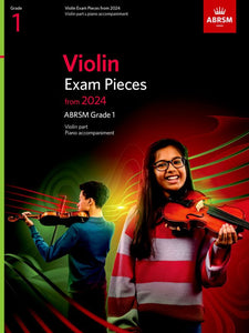 ABRSM Violin Exam Pieces, Grade 1, from 2024, Score and Part