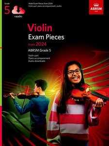 ABRSM Violin Exam Pieces, Grade 5, from 2024, Score and Part with Audio