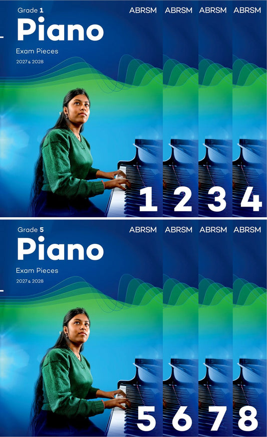 PRE-ORDER - G1 to G8 ABRSM Piano 2027-28 Teacher's Pack