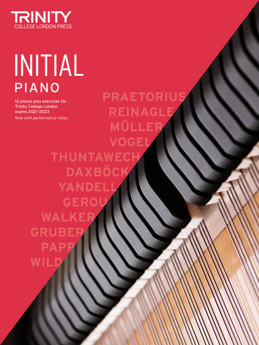 Trinity Piano Initial Grade 2021-2023 (Book Only)