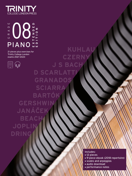 Trinity Piano Grade 8 2021-2023 Extended Edition