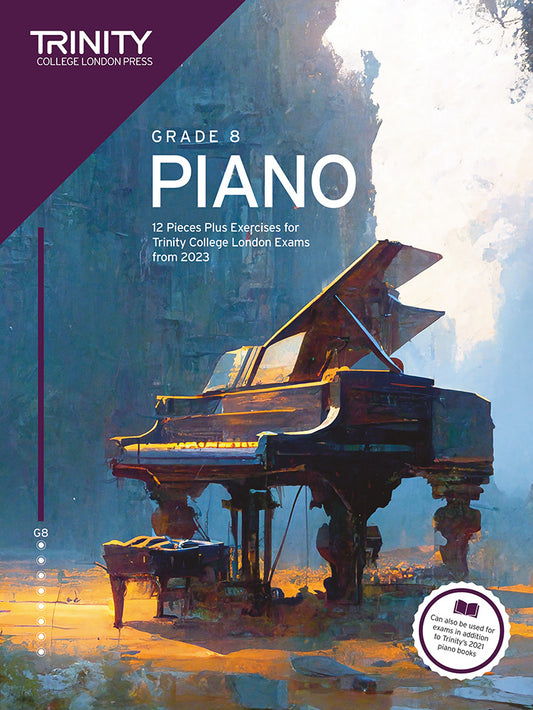Trinity Piano Grade 8 from 2023 (Book Only)
