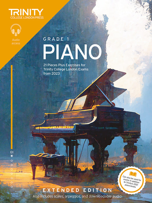 Trinity Piano Grade 1 from 2023 Extended Edition