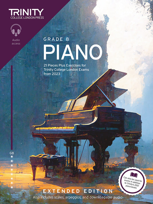 Trinity Piano Grade 8 from 2023 Extended Edition