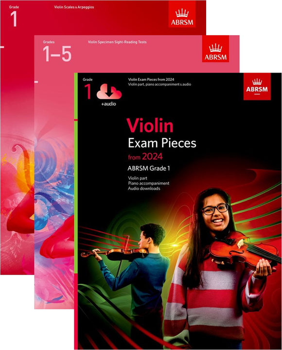 ABRSM Violin Exam Audio Bundle 2024 Grade 1