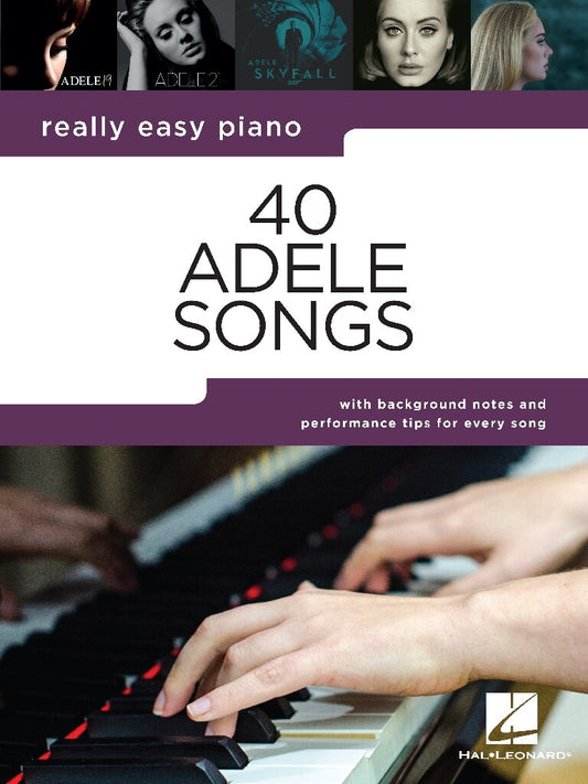 Really Easy Piano 40 Adele Songs