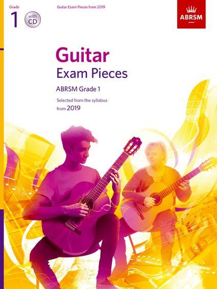 ABRSM: Grade 1 - Guitar Exam Pieces (with CD) from 2019