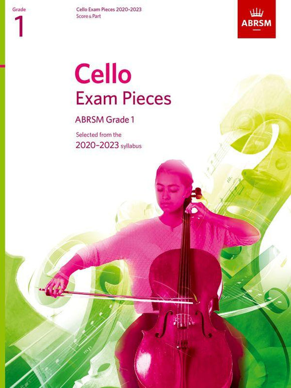 ABRSM Cello Exam Pieces, Grade 1, 2020 to 2023, Score and Part
