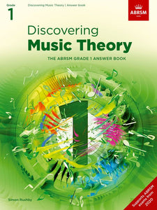 Discovering Music Theory Answer Book - Grade 1