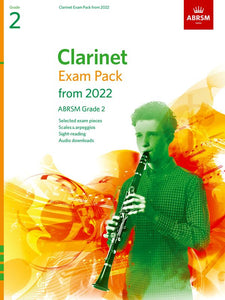 ABRSM Clarinet Exam Pack Grade 2. from 2022