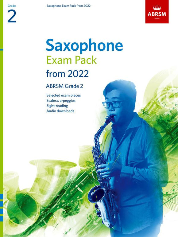 ABRSM Saxophone Exam Pack Grade 2. from 2022