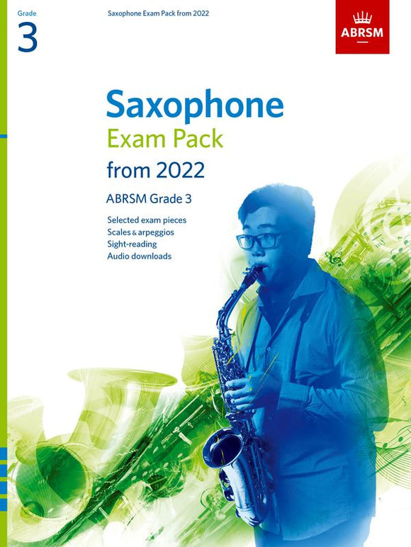 ABRSM Saxophone Exam Pack Grade 3. from 2022