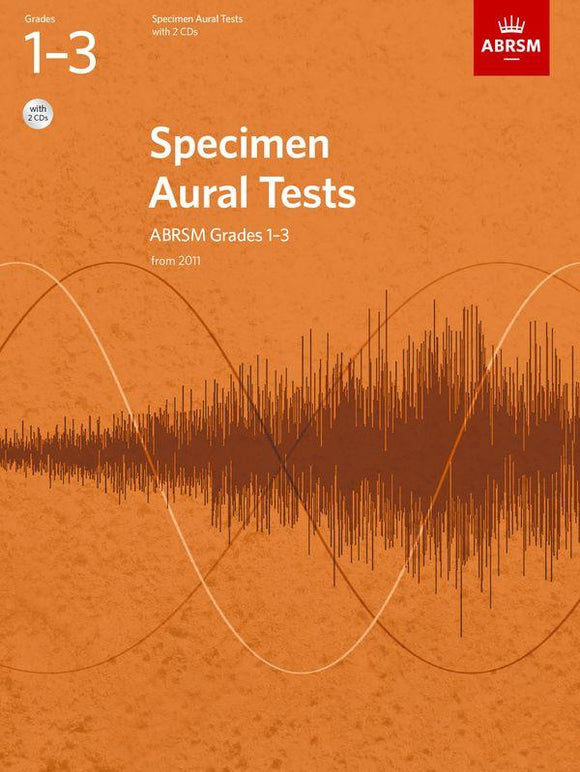 ABRSM: Grades 1 to 3 - Specimen Aural Tests (with CDs)