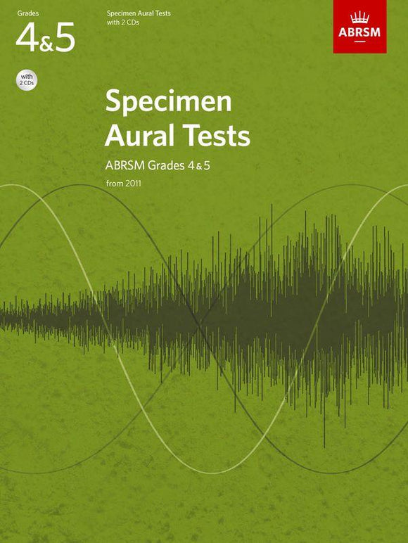 ABRSM: Grades 4 and 5 - Specimen Aural Tests (with CDs)