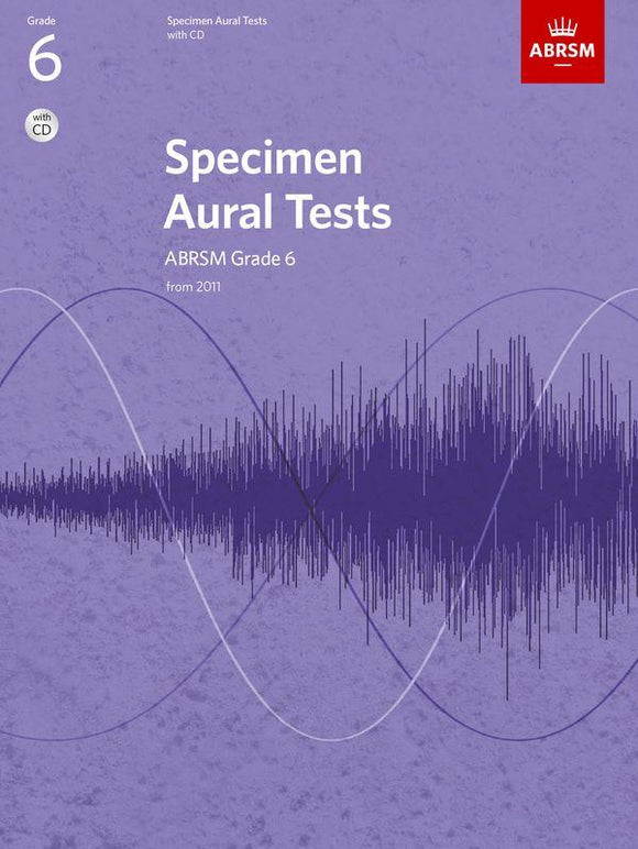ABRSM: Grade 6 - Specimen Aural Tests (with CD)