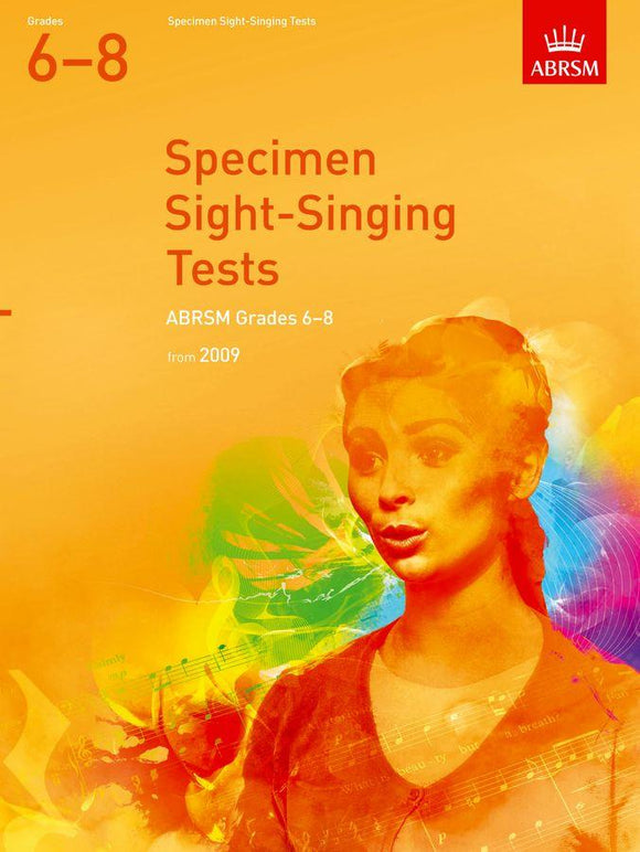 ABRSM: Grades 6 to 8 - Specimen Sight-Singing Tests