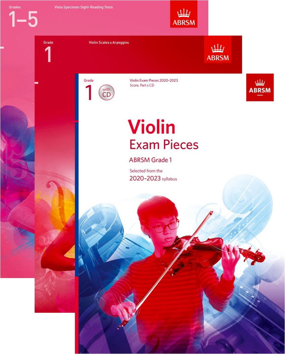 ABRSM Violin Score, Part & CD Grade 1 Bundle