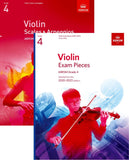 ABRSM Violin Score, Part & Scales Grade 4 Bundle