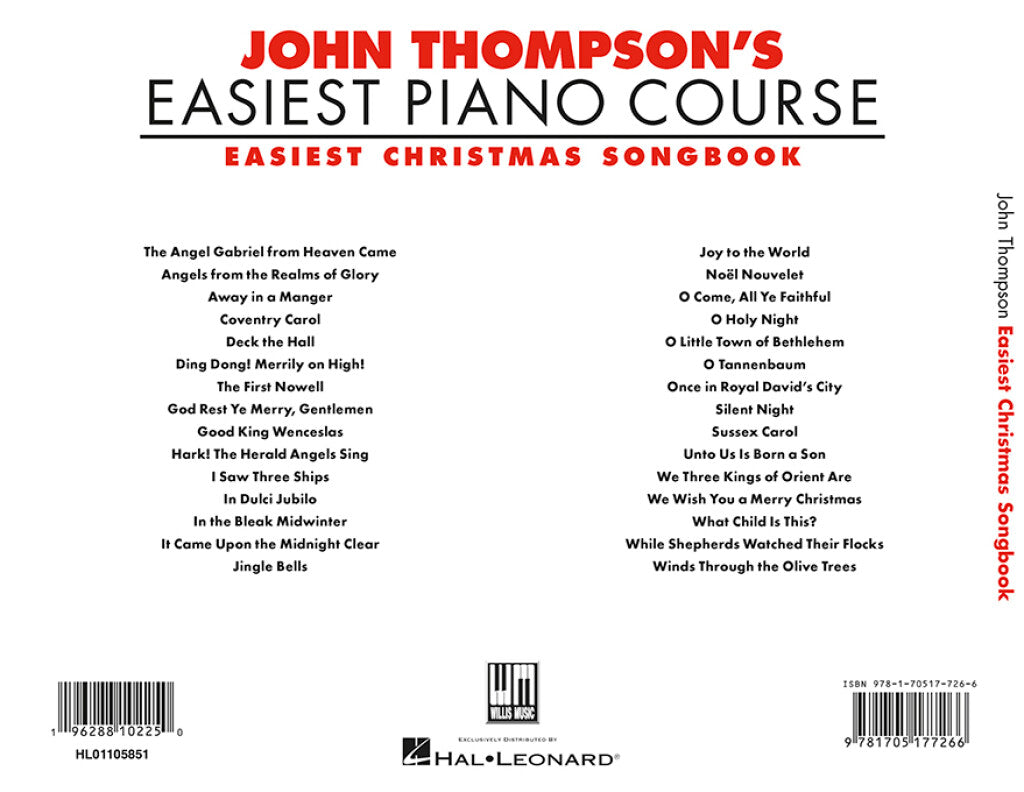 John Thompson's Easiest Christmas Songbook